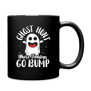 Dicton anglais d’Halloween de Chasseur de Fantômes - Mug uni - noir - Droite