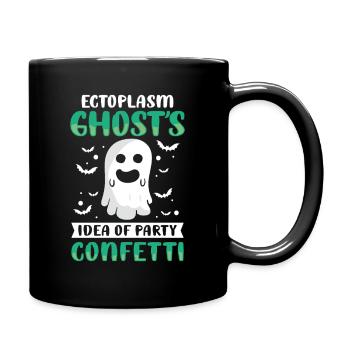 Dicton anglais d’Halloween de Chasseur de Fantômes - Mug uni - noir - Droite