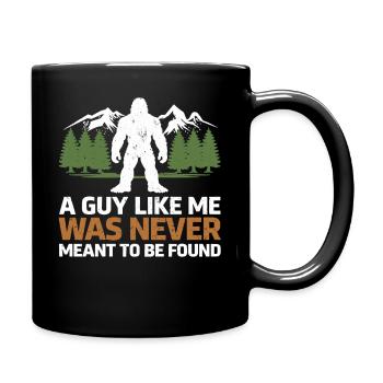 Bigfoot Sasquatch Yeti Cryptid Creatures Big Foot - Full Colour Mug - black - Right