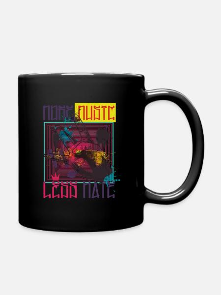 More Music Art - Tasse einfarbig - Schwarz