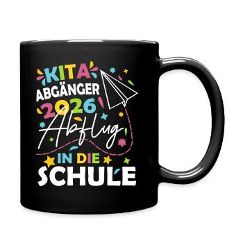 Kita Abgänger 2026 - Tasse einfarbig - Schwarz - Rechts