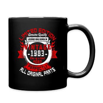 Vintage 1983 Oneofakind Badge - Full Colour Mug - black - Right