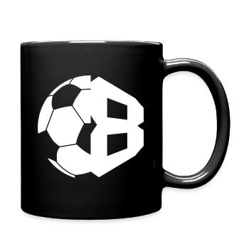 NR. 8 FUßBALLER NUMMER 8 FUßBALL 8. GEBURTSTAG - Tasse einfarbig - Schwarz - Rechts