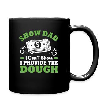 Vieh Viehzüchter - Tasse einfarbig - Schwarz - Rechts