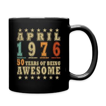 Jubilee year April 1976 - Full Colour Mug - black - Right
