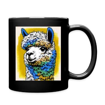 Alpaga - Mug uni - noir - Droite