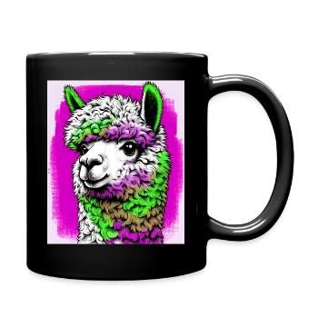 Alpaga - Mug uni - noir - Droite