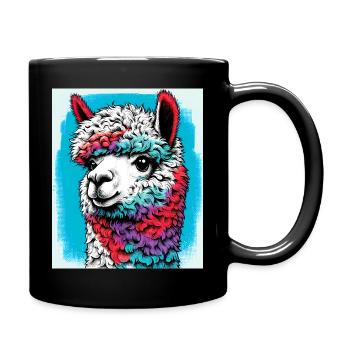 Alpaga - Mug uni - noir - Droite