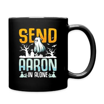 Dicton anglais d’Halloween de Chasseur de Fantômes - Mug uni - noir - Droite