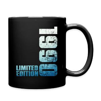36. Geburtstag Mann Frau 36 Jahre alt 1990 Geschenk - Tasse einfarbig - Schwarz - Rechts