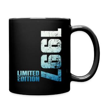 29. Geburtstag Mann Frau 29 Jahre alt 1997 Geschenk - Tasse einfarbig - Schwarz - Rechts