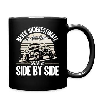 UTV Off Road 4 Wheeler Side by side - Tasse einfarbig - Schwarz - Rechts