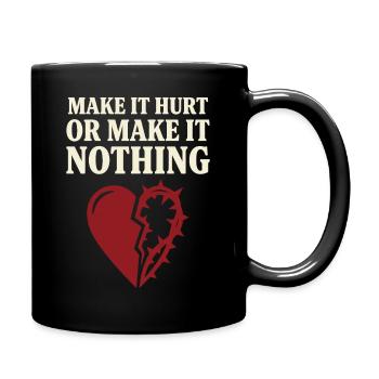 Vampirische Romantische Romantik Goth Dunkle - Tasse einfarbig - Schwarz - Rechts