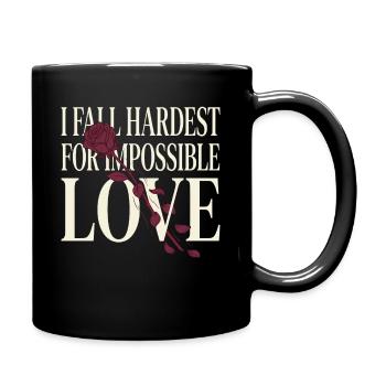 Vampirische Romantische Romantik Goth Dunkle - Tasse einfarbig - Schwarz - Rechts