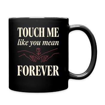 Vampirische Romantische Romantik Goth Dunkle - Tasse einfarbig - Schwarz - Rechts