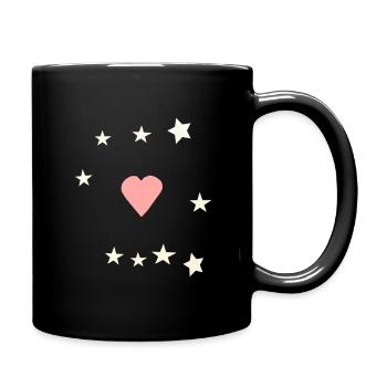 Étoiles du cœur Enfants Cœurs Enfant - Mug uni - noir - Droite