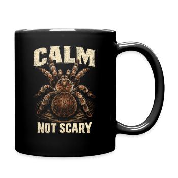 Tarantula Calm Not Scary - Full Colour Mug - black - Right