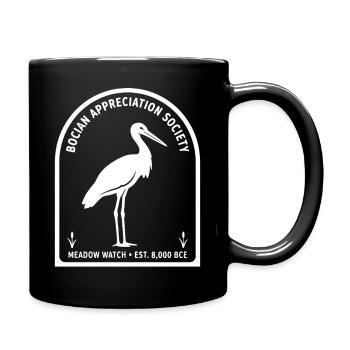 Surveillance des prés de la Société d’Appréciation Bocian - Mug uni - noir - Droite