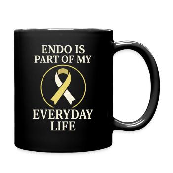 Sensibilisation à l’endométriose Guerrier de l’endo - Mug uni - noir - Droite