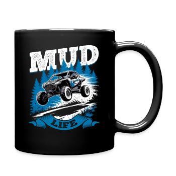 UTV Tout-Terrain 4 Roues Côte à côte - Mug uni - noir - Droite