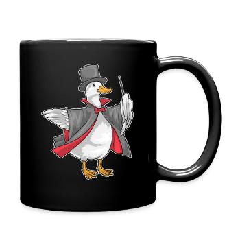 Duck Wizard Wand - Full Colour Mug - black - Right