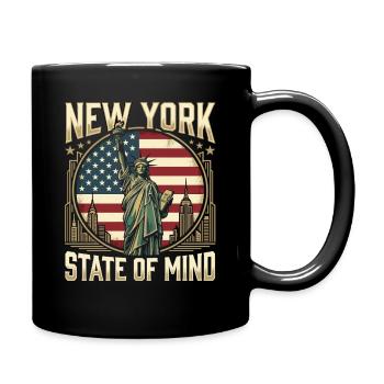 Cadeau vintage de la Statue de la Liberté de New York - Mug uni - noir - Droite