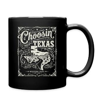 Texas Western Trail Vintage - Mug uni - noir - Droite