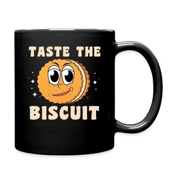 Goûte au biscuit Personnage - Mug uni - noir - Droite