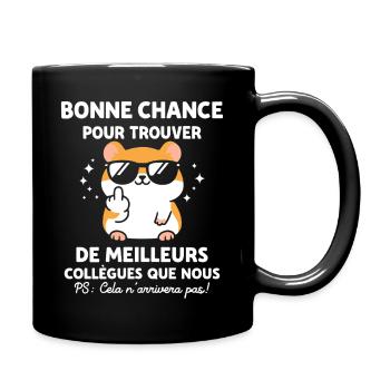 Humour meilleur collegue - Mug uni - noir - Droite