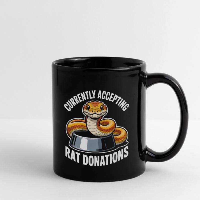 Dons de rats recherchés | Humour du Python Roi Mug uni