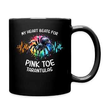 Pinktoe Rosafus Tarantula Heartline - Full Colour Mug - black - Right