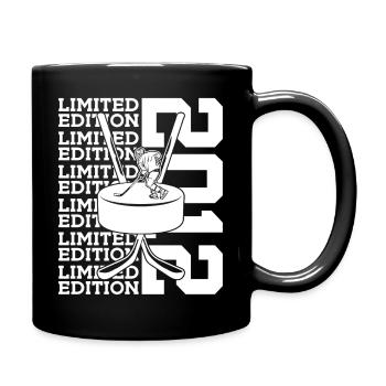 LIMITED EDITION 2012 EISHOCKEY 14. GEBURTSTAG - Full Colour Mug - black - Right