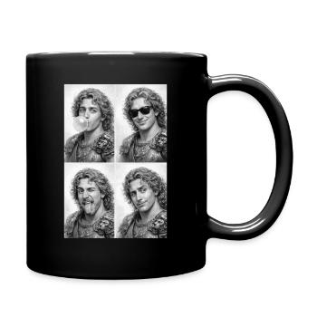 Fotostreifen von Alexander dem Großen - Tasse einfarbig - Schwarz - Rechts