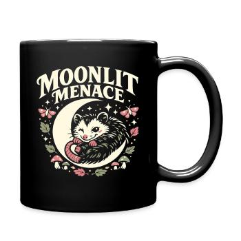 Moonlit Menace - Tasse einfarbig - Schwarz - Rechts