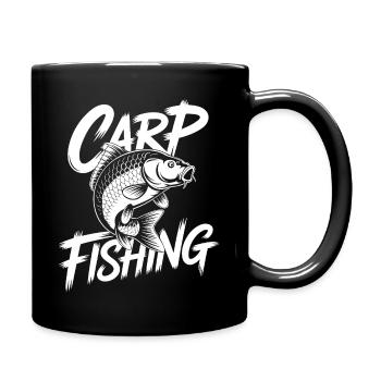 Carp – Sportfischer Design - Full Colour Mug - black - Right