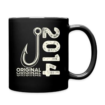 12th Birthday Gift Angler Fishing Man 2014 - Full Colour Mug - black - Right