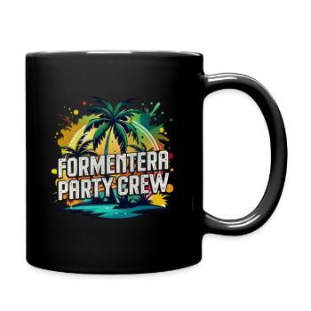 Équipe de la fête de Formentera - Mug uni - noir - Droite