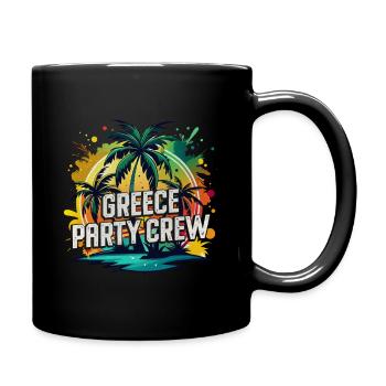 Équipe du parti grec - Mug uni - noir - Droite