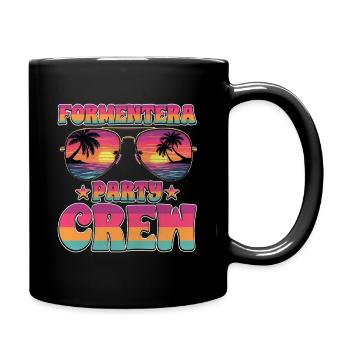 Équipe de la fête de Formentera - Mug uni - noir - Droite