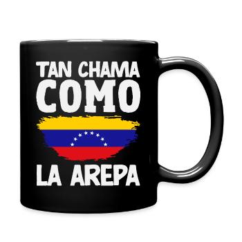 Venezuela Flagge Stolz & Heimat Venezuela - Tasse einfarbig - Schwarz - Rechts
