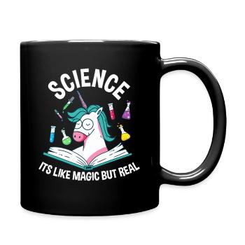 Laboratoire Licorne : Science, Magie Réelle - Mug uni - noir - Droite