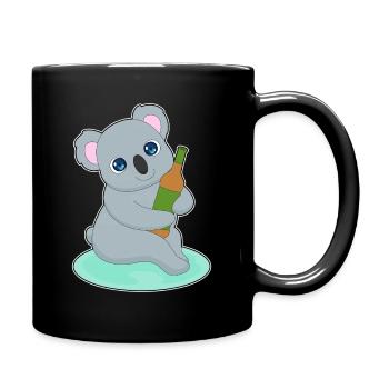Koala Bottle of Beer - Full Colour Mug - black - Right
