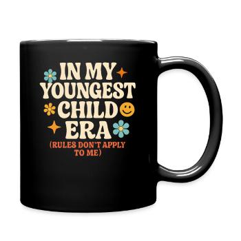 Dans l’humour de l’ère de My Younger Child et de la famille des filles - Mug uni - noir - Droite