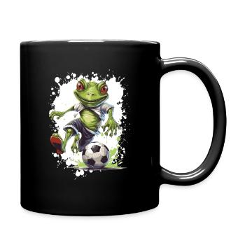 Équipe de football Frog - Mug uni - noir - Droite