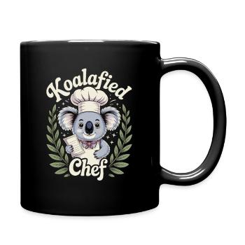 Chef koalafié drôle Cuisinier koala mignon - Mug uni - noir - Droite