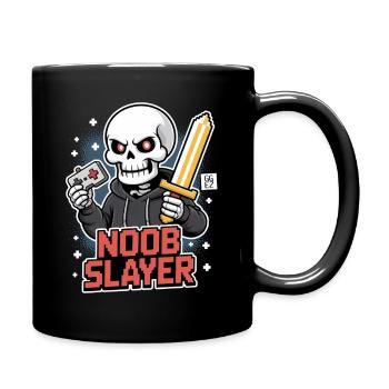 Sweat à capuche Noob Slayer Grim Skull - Mug uni - noir - Droite