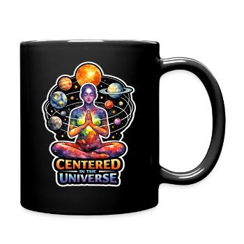 Méditation lunaire, pleine conscience lunaire, spirituel - Mug uni - noir - Droite
