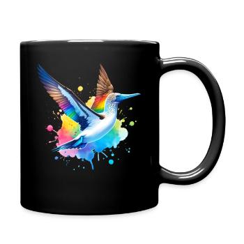 Blue-footed boobies gift - Full Colour Mug - black - Right
