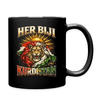 Her Biji Kurdistan Kurde Kurden - Tasse einfarbig - Schwarz - Rechts