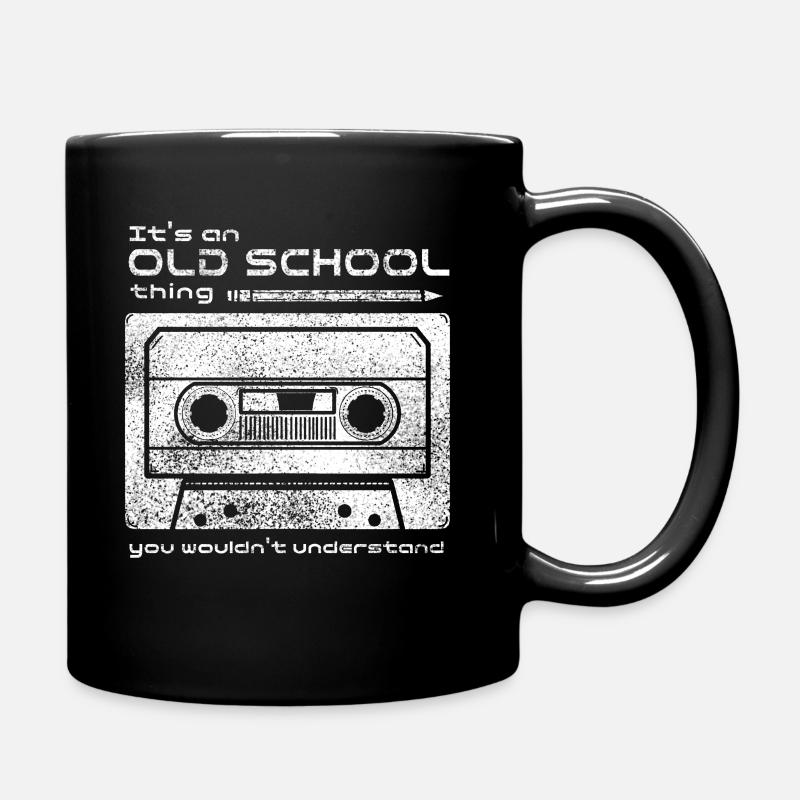 Astuce du ruban à l’ancienne - Mug uni - noir